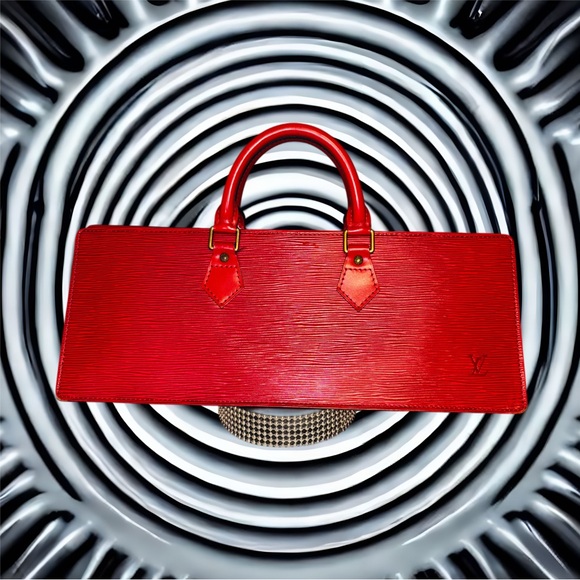 Louis Vuitton Red Epi Triangle Bag! - Picture 1 of 12